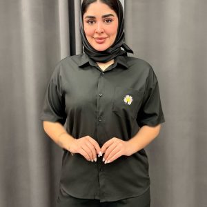 شومیز کوتاه مشکی